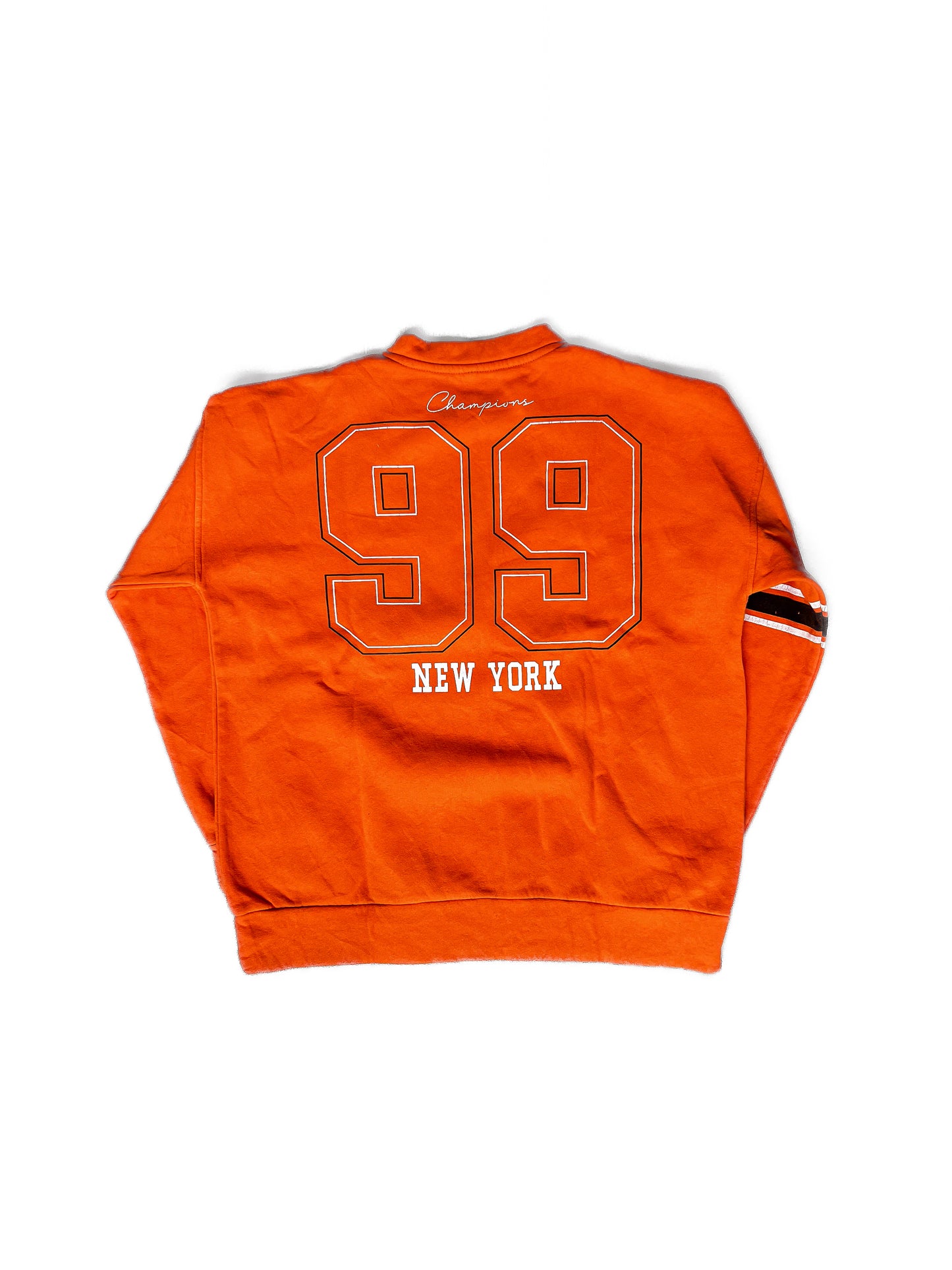 Orange Yankees Hoodie