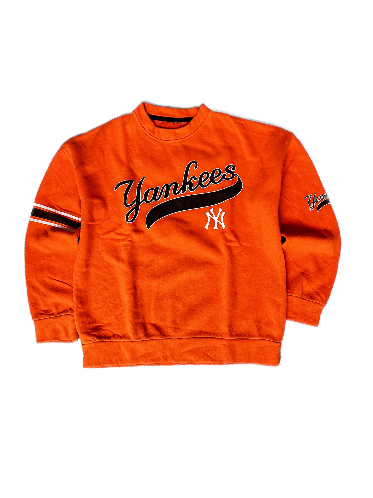 Orange Yankees Hoodie