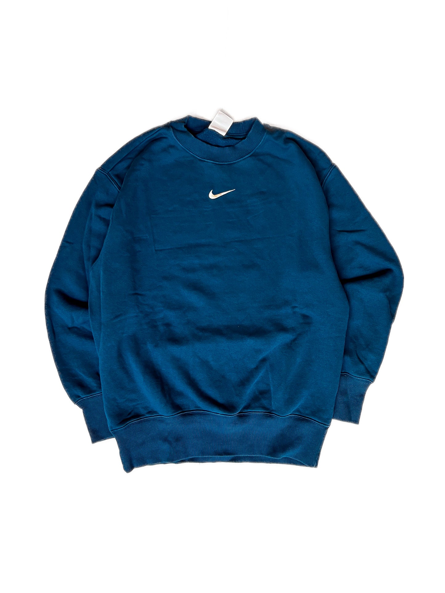 Black Hoodie with Central Swoosh