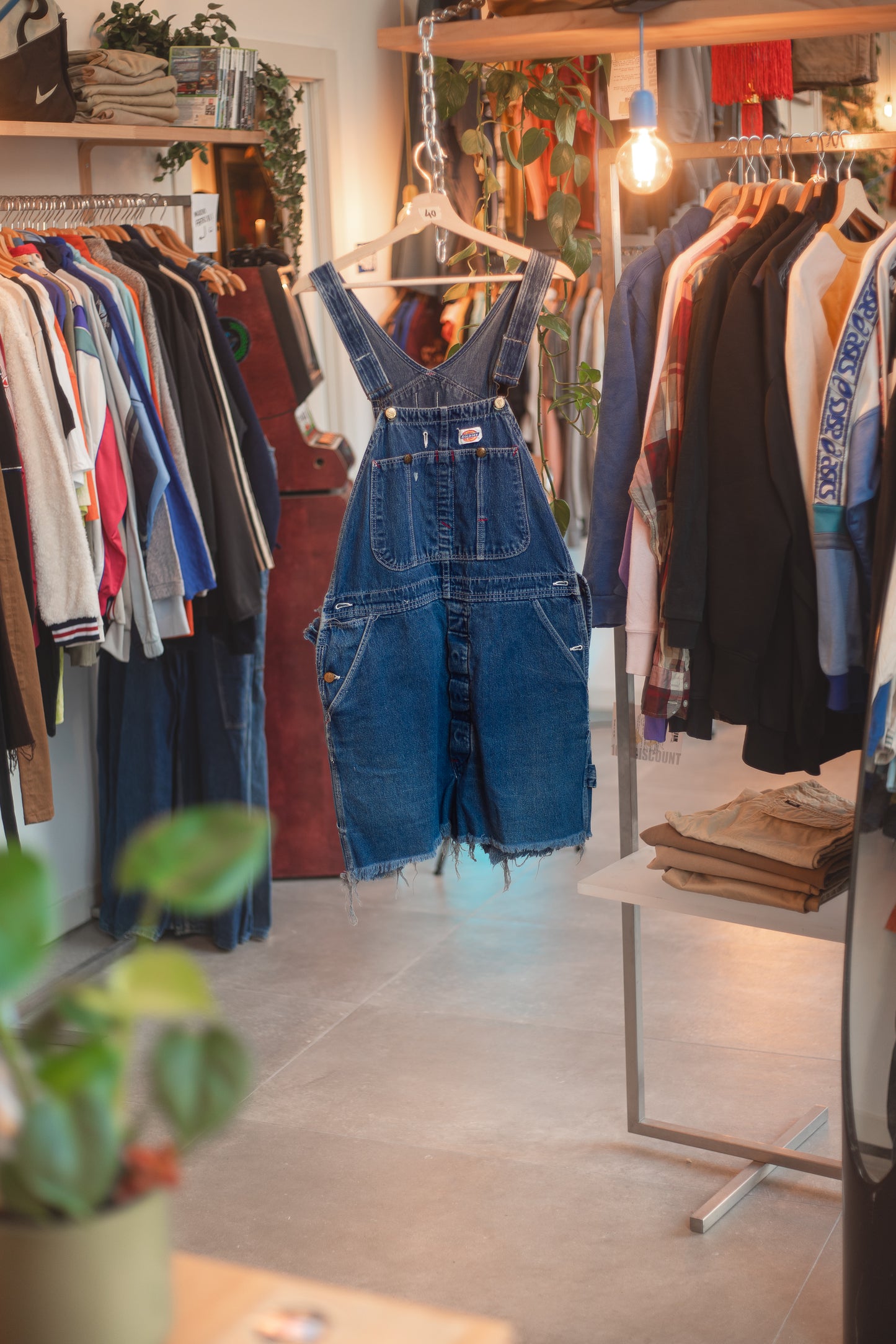 Dickies Denim Short Overalls