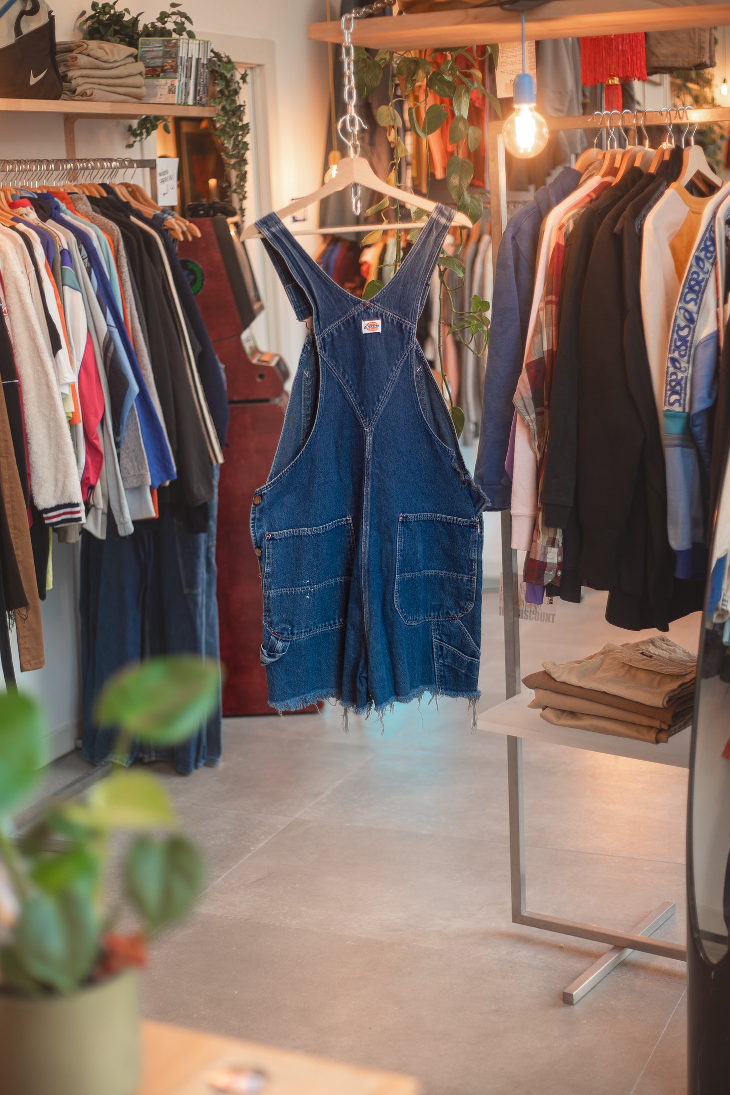 Dickies Denim Short Overalls