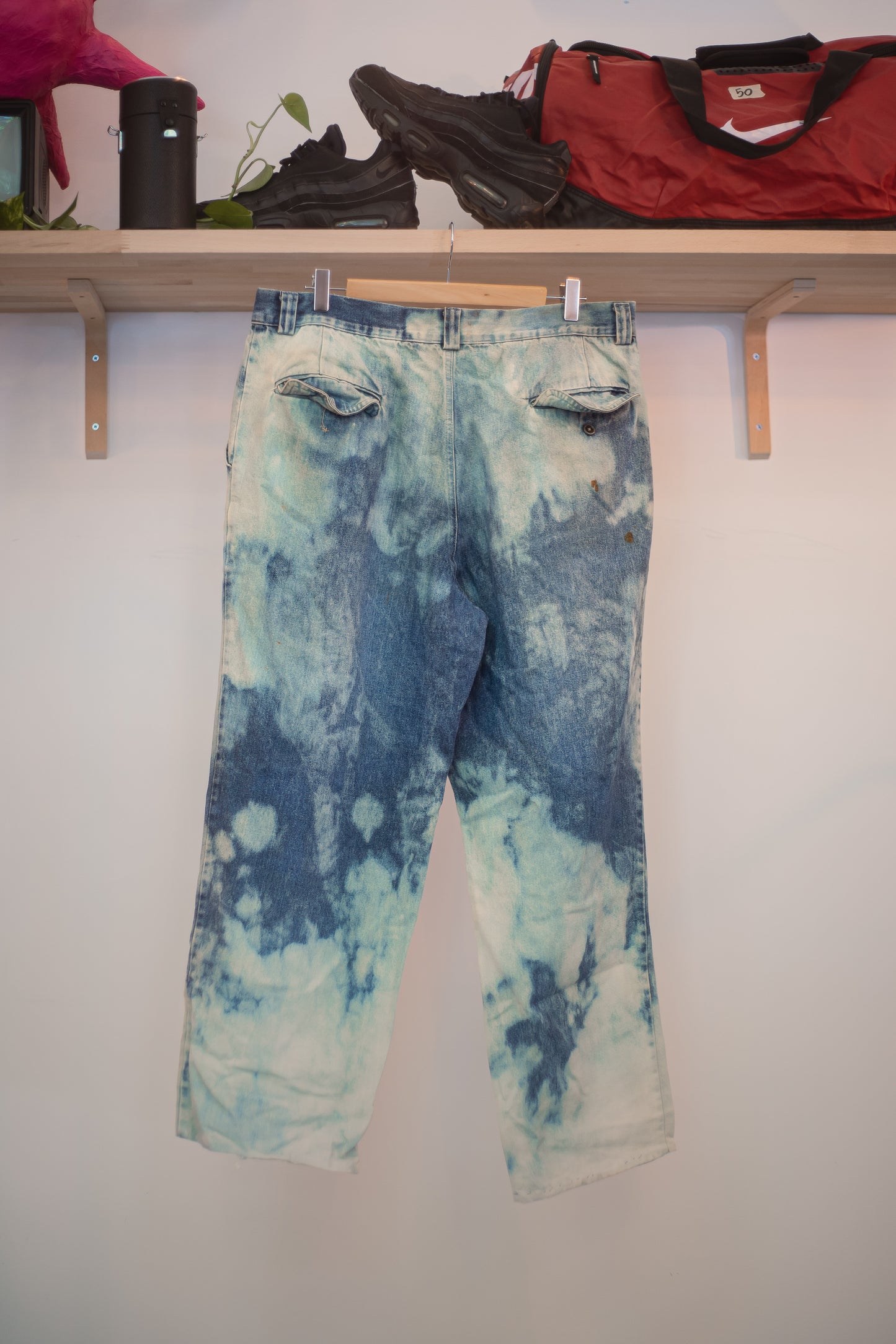 Mesh Tie-Dye Pants