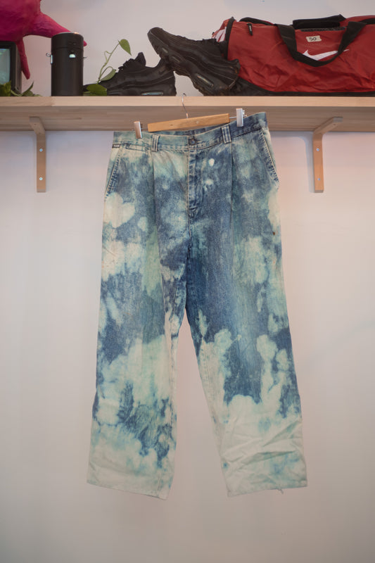 Mesh Tie-Dye Pants