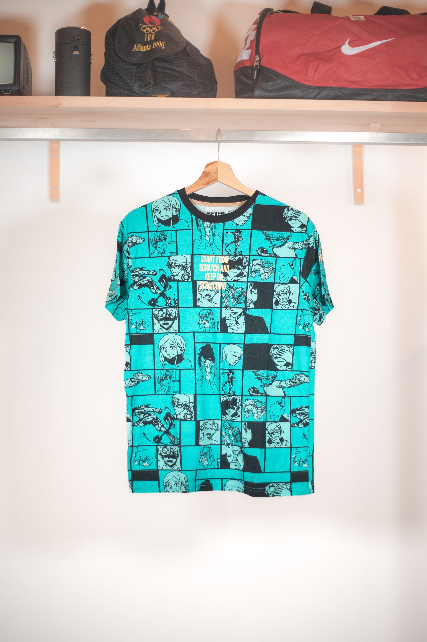 Seven Souls Scratch Print T-shirt