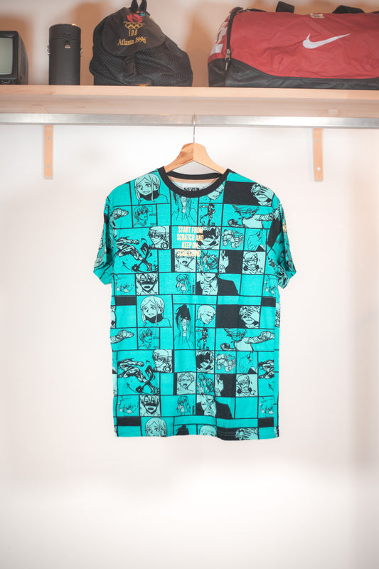 Seven Souls Scratch Print T-shirt