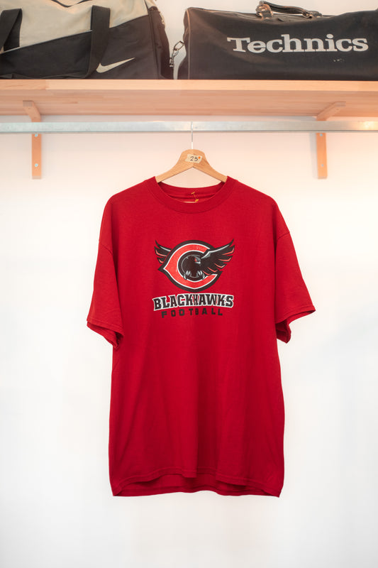 Black Hawks Football T-Shirt