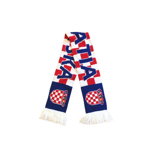 Croatia National Team Checkered Scarf