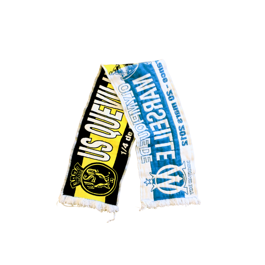 Marseille vs US Quevilly Match Scarf