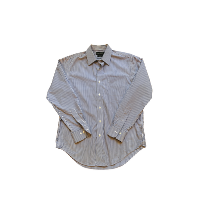 CHAPS White & blue Striped Shirt